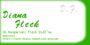 diana fleck business card